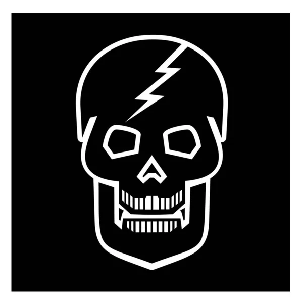 Emblème Agressif Avec Crâne Shirts Design Vintage — Image vectorielle