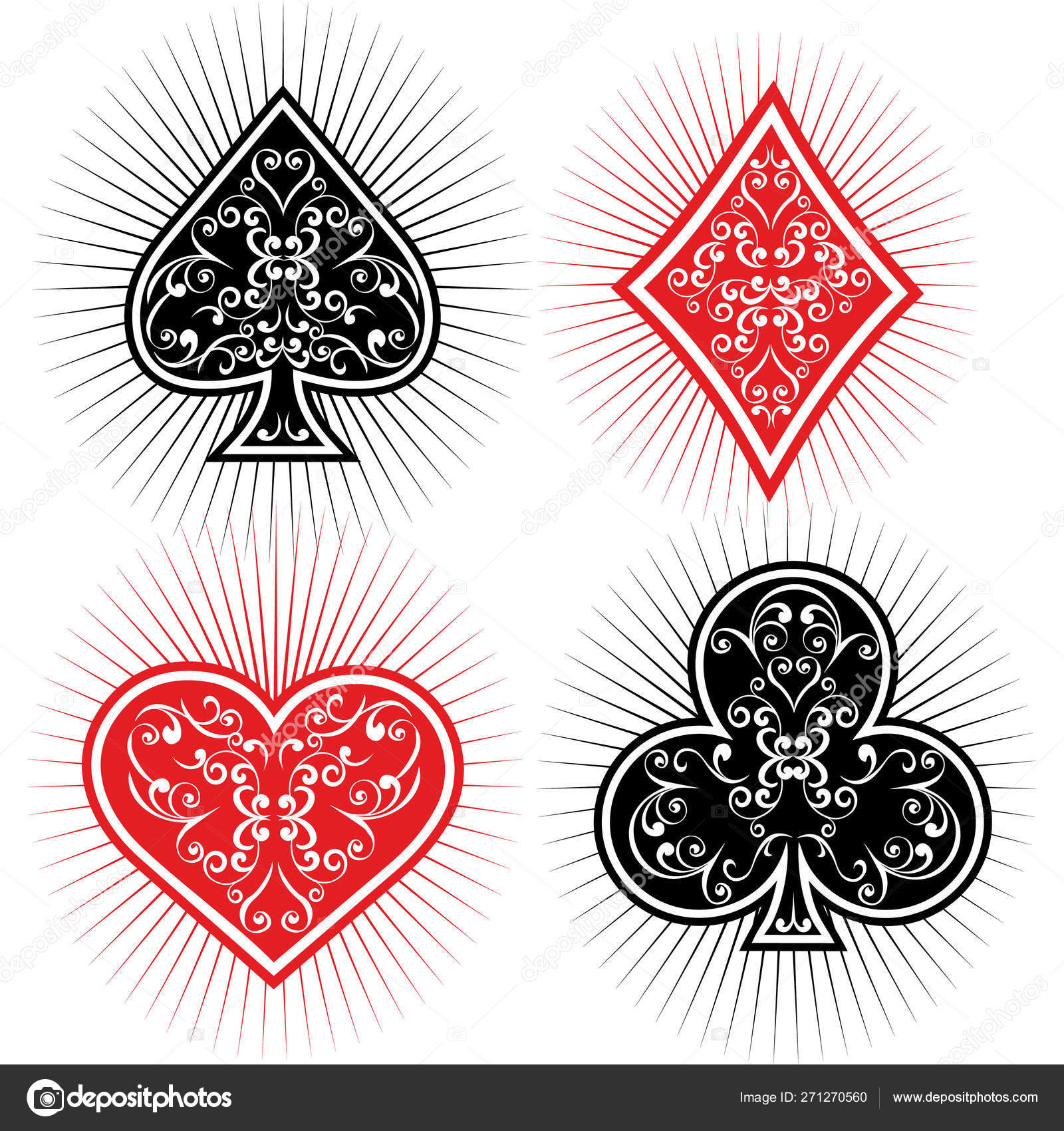 Playing Card Suits Spades Diamonds Clubs Hearts Cut Files Gambling Card Suit  Silhouette Svg Png Dxf AI Jpeg - Etsy