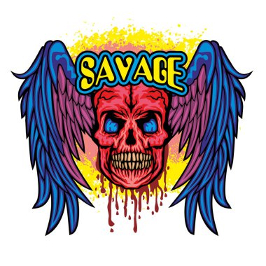 Kafatası ile gotik tabela, grunge vintage tasarım tişörtler