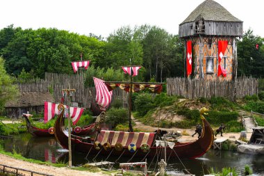 Puy du Fou 'da ortaçağ gösterisi