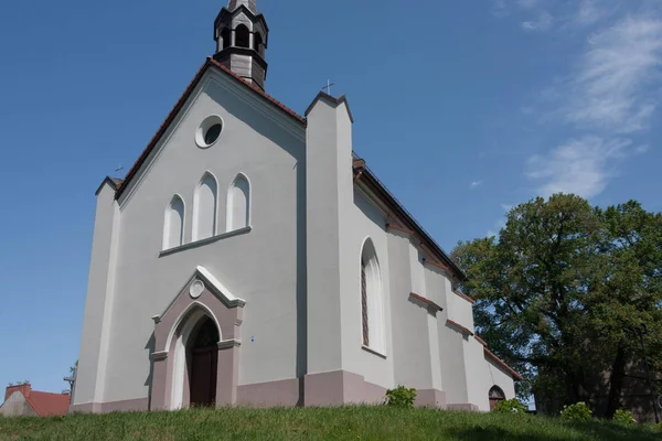 Iglesia Católica Stanisawa Ciudad Pyskowice Construido Estilo Neogótico Los Años — Foto de Stock