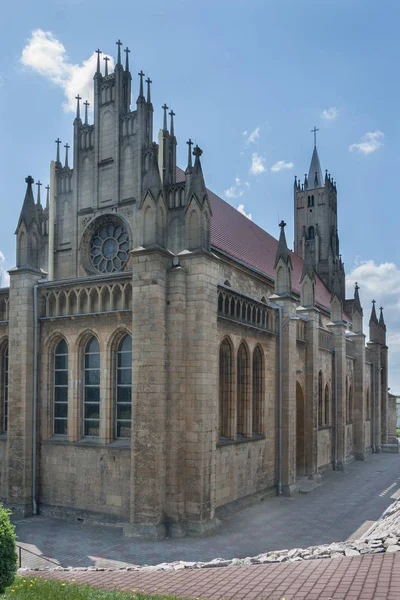 Roma Katolik Neo Gotik Kilise Scapular Our Lady Için Adanmış — Stok fotoğraf