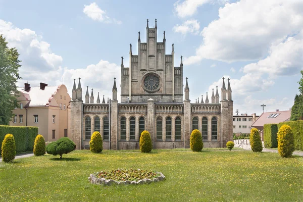 Chiesa Neogotica Cattolica Romana Dedicata Alla Madonna Dello Scapolare Costruito — Foto Stock