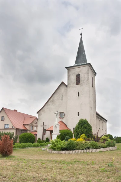 Église 1934 Dédiée Sacré Cœur Jésus Construit Dans Village Wojska — Photo