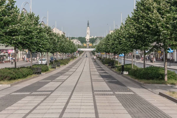 Czestochowa Polska Czerwca 2019 Aleja Marii Panny Częstochowie Widok Klasztor — Zdjęcie stockowe