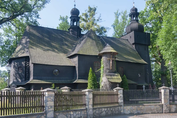 Barokowy Kościół Rzymskokatolicki Saint Hedwig Roku 1711 Wieś Bierdzany Opolskie — Zdjęcie stockowe