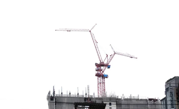 Construction Site Construction Machinery Crane Construction Site — Stock Photo, Image