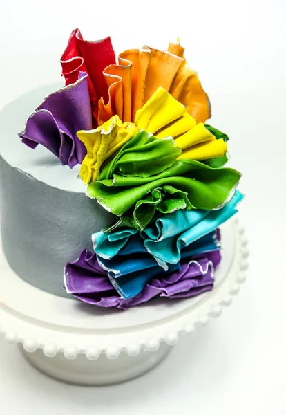 虹波のチョコレート ケーキ ロイヤリティフリーのストック写真