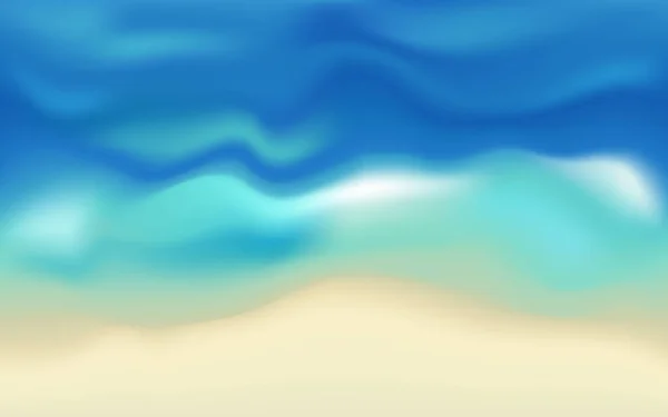 Océano azul o olas submarinas . — Vector de stock