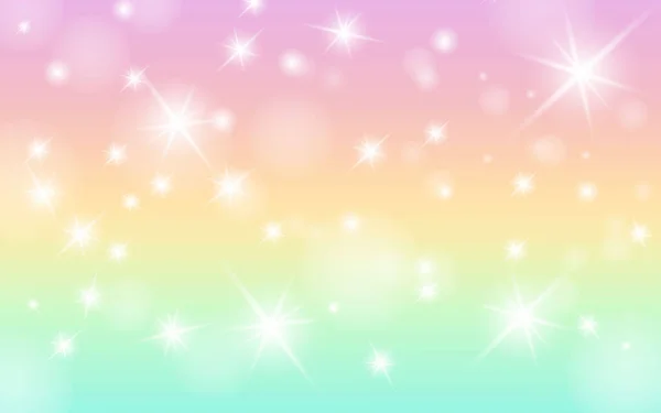 Regenbogen, Prinzessin, Hintergrund. Premium-Vektor. — Stockvektor