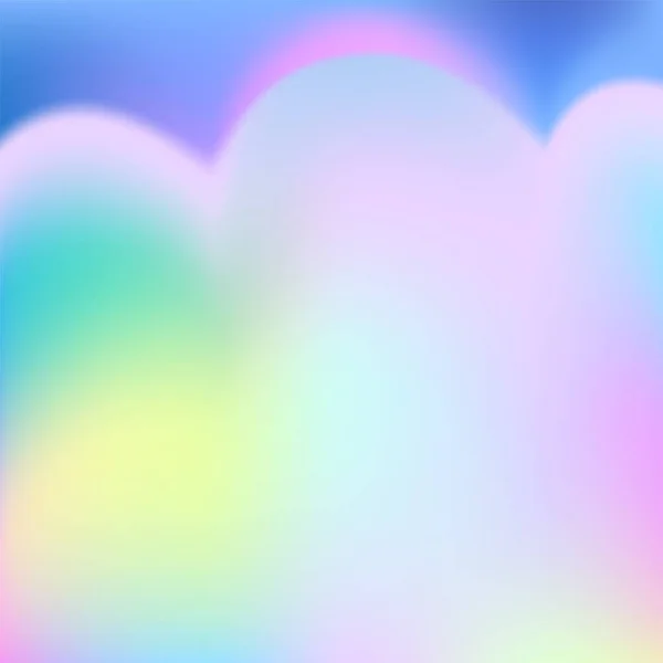 Regenbogenprinzessin Hintergrund. Fantasie Einhorn Himmel Perlenkulisse. Helles Vektordesign. — Stockvektor