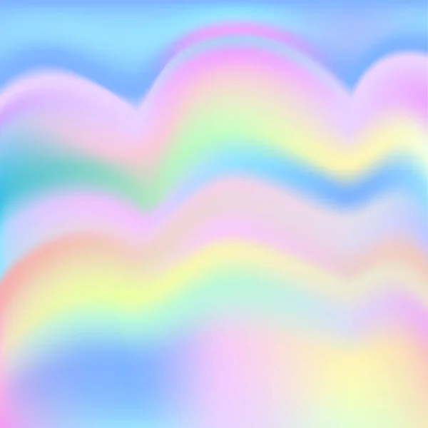 Rainbow princess background. Fantasy unicorn sky pearlescent backdrop. Bright vector design. — Stock Vector