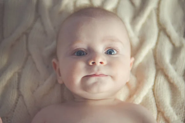 Sweet Little Baby Looking Camera — Stock Photo, Image
