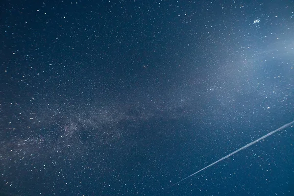 Milchstraße Nächtlichen Sternenhimmel — Stockfoto