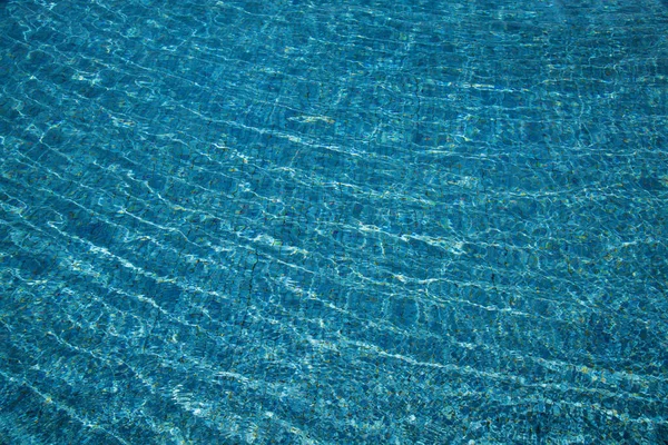游泳池水 背景的特写 — 图库照片