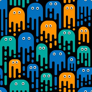 Canavarlar desen, mutant desenleri, bakteri, virüs bir desen