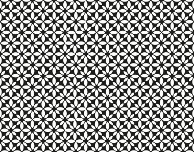 Japanese seamless pattern.Japanese TENUGUI. Vector. Pattern of r clipart