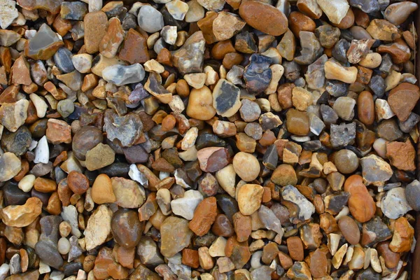 Kieselsteine Und Kleine Steine Zur Gartendekoration — Stockfoto