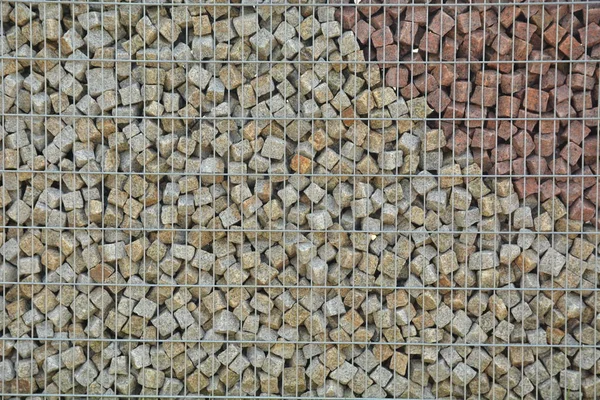 bir çit modern taş duvar