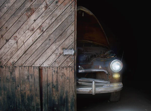 Velhos Carros Retro Enferrujados Clássicos Ótimo Design Para Qualquer Finalidade — Fotografia de Stock