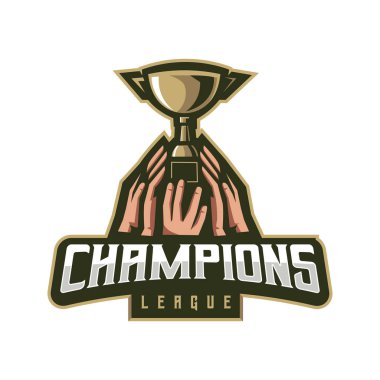 Şampiyonlar Ligi Logosu Tasarımı Beyaz Arkaplan