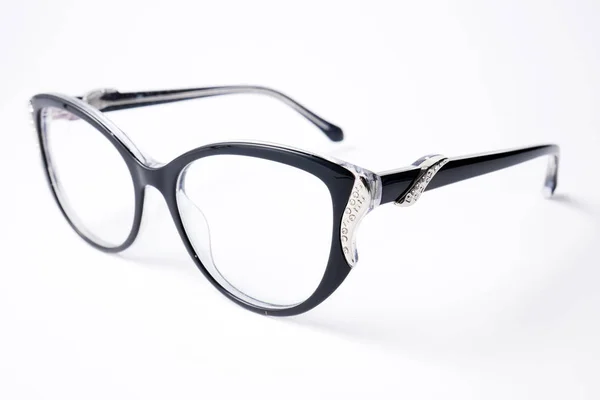 Óculos de mulher elegantes e elegantes. Moda óptica — Fotografia de Stock