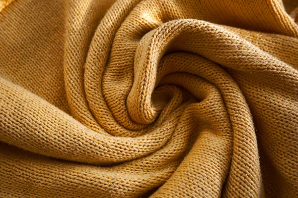 Tecido fundo, roupas de lã, forma espiral, ondas de tecido — Fotografia de Stock