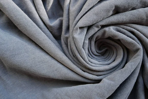 Tekstur kain Coton dari bentuk spiral pakaian . — Stok Foto