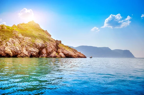 Bela paisagem da água Dia de Verão Imagem De Stock