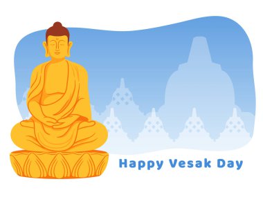 Buda Vesak Günü tebrik için meditasyon