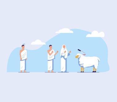 Hac yapmak saç kesimi ve hayvan kurban