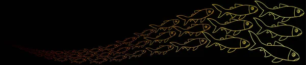 Elle çizilmiş bir siyah arka plan üzerine büyük afiş.