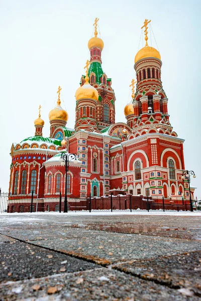 République Mari Est Ville Yoshkar Ola Russie Cathédrale Blagovechtchensky — Photo