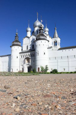 Büyük Rostov 'dan Kremlin. Rusya 'nın altın halkasının şehri..