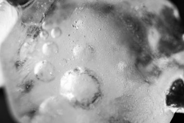 Buz dokusu arka plan. Yakın çekim, makro