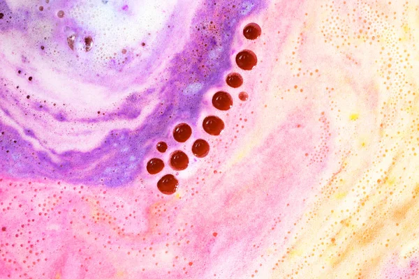 Köpük banyo bomba arka plan renkli kabarcıklar