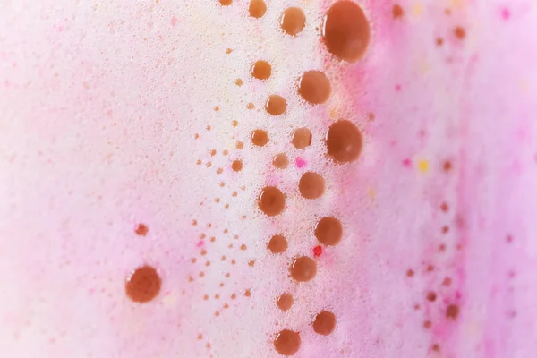 Soft pink foam texture for bathroom with bubbles