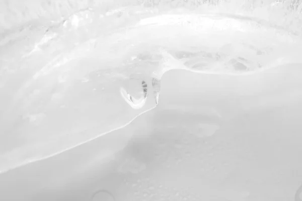 Seçici Odaklı Makro Buz Dokusu Beyaz Arka Planda Buzlu Yaz — Stok fotoğraf