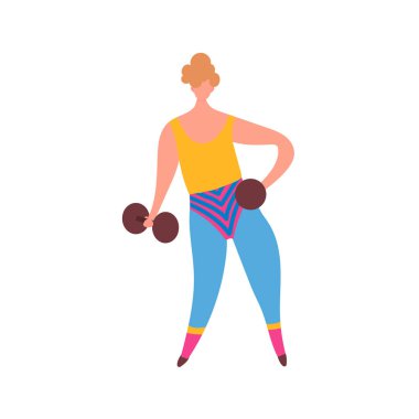 80s egzersiz şekillendirme yapmak aerobik kıyafeti yıl kadın kız