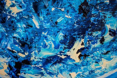 Yağlıboya soyutlama. Bulutlu gökyüzü arka plan. Doku.