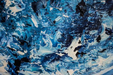 Yağlıboya soyutlama. Bulutlu gökyüzü arka plan. Doku.