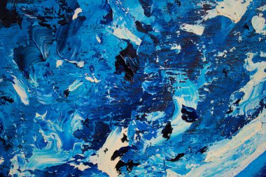 Yağlıboya soyutlama. Bulutlu gökyüzü arka plan. Doku.