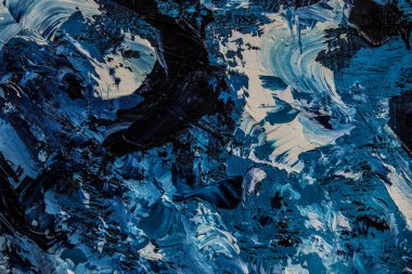 Yağlıboya soyutlama. Bulutlu gökyüzü arka plan. Doku.