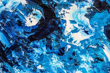 Yağlıboya soyutlama. Bulutlu gökyüzü arka plan. Doku.