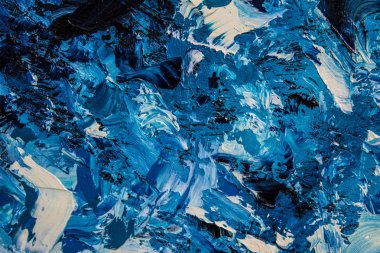 Yağlıboya soyutlama. Bulutlu gökyüzü arka plan. Doku.