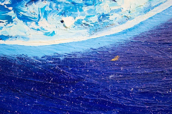 Yağlıboya soyutlama. Bulutlu gökyüzü arka plan. Doku.