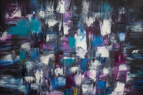 Yağlıboya soyutlama siyah bir arka plan üzerinde. Arka plan. Doku.