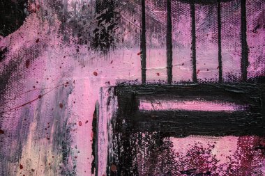 Soyut yağlıboya. Madde. Kırmızı Gitar. Güzel yağlıboya. Arka plan, doku.