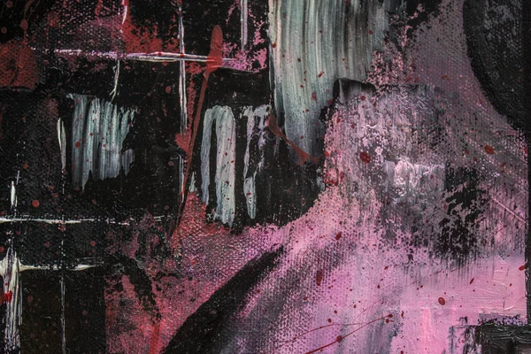 Soyut yağlıboya. Madde. Kırmızı Gitar. Güzel yağlıboya. Arka plan, doku.