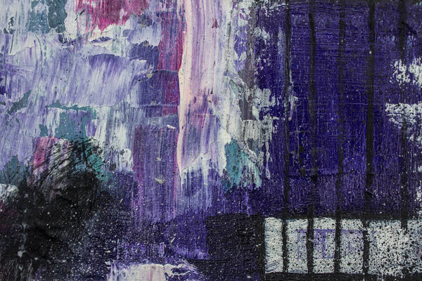 Живопись на гитаре. Гитара на холсте. Вайолет абстрактная гитара. Фон. Текстура
.